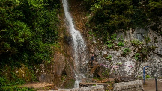  Водопад "Мужские Слезы" в Геленджике